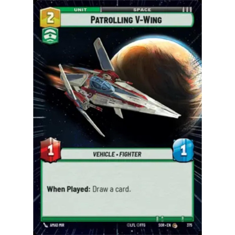 Patrolling V-Wing (Hyperspace Frame)