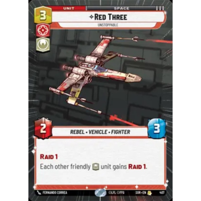 Red Three, Unstoppable (Hyperspace Frame)