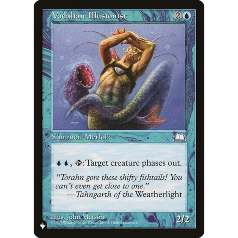 Vodalian Illusionist (The List Reprint) | Weatherlight