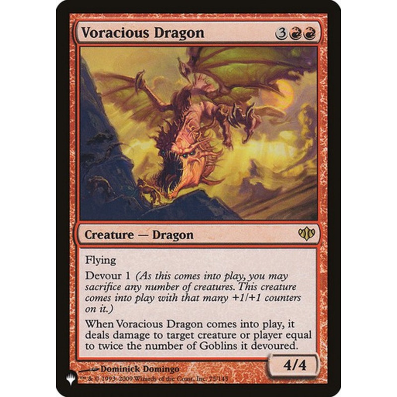 Voracious Dragon (The List Reprint) | Conflux