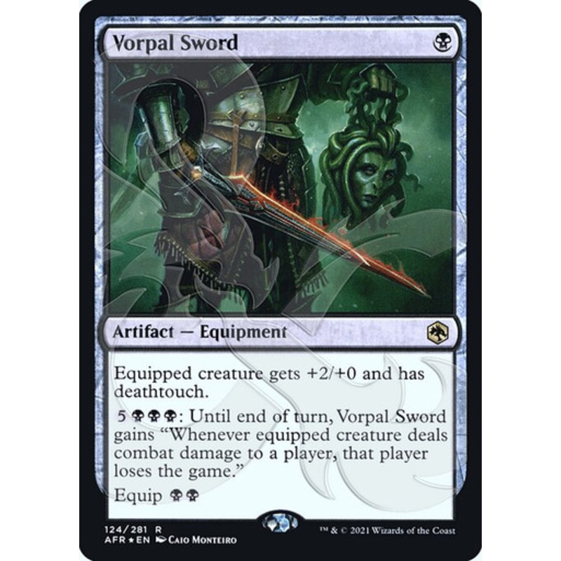 Vorpal Sword (Ampersand promo foil) | Adventures in the Forgotten Realms