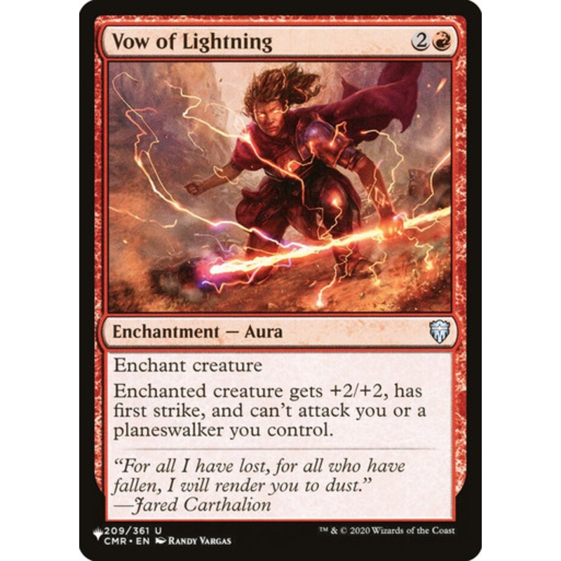 Vow of Lightning (The List Reprint)