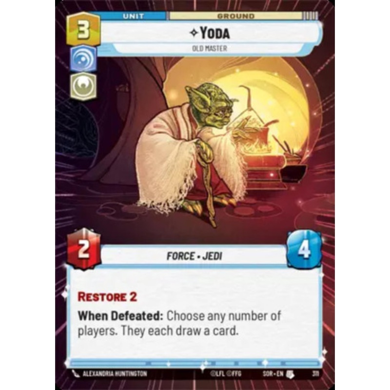 Yoda, Old Master (Hyperspace Frame)