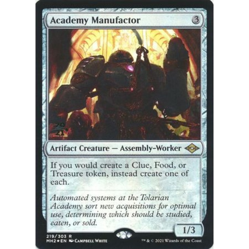 Academy Manufactor (Modern Horizons 2 Prerelease foil) | Modern Horizons 2