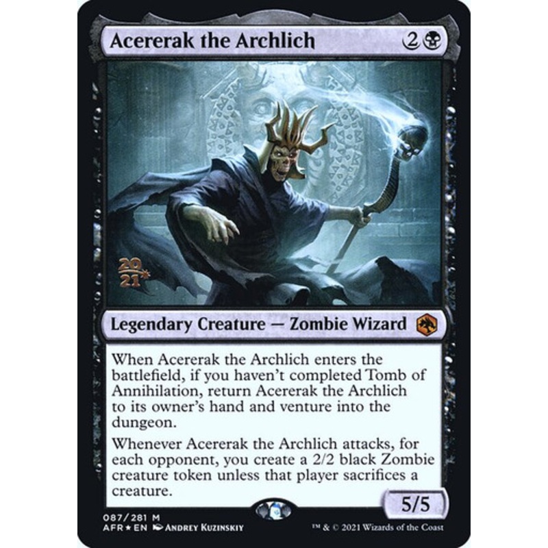 Acererak the Archlich (Adventures in the Forgotten Realms Prerelease foil) | Adventures in the Forgotten Realms