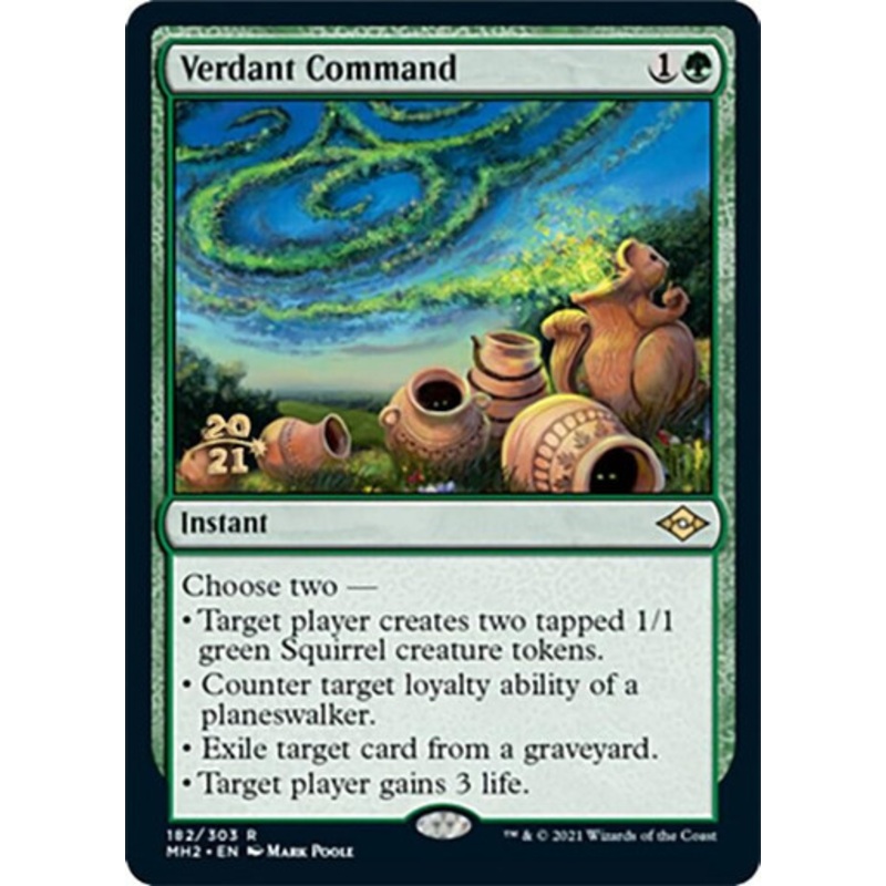 Verdant Command (Modern Horizons 2 Prerelease foil) | Modern Horizons 2