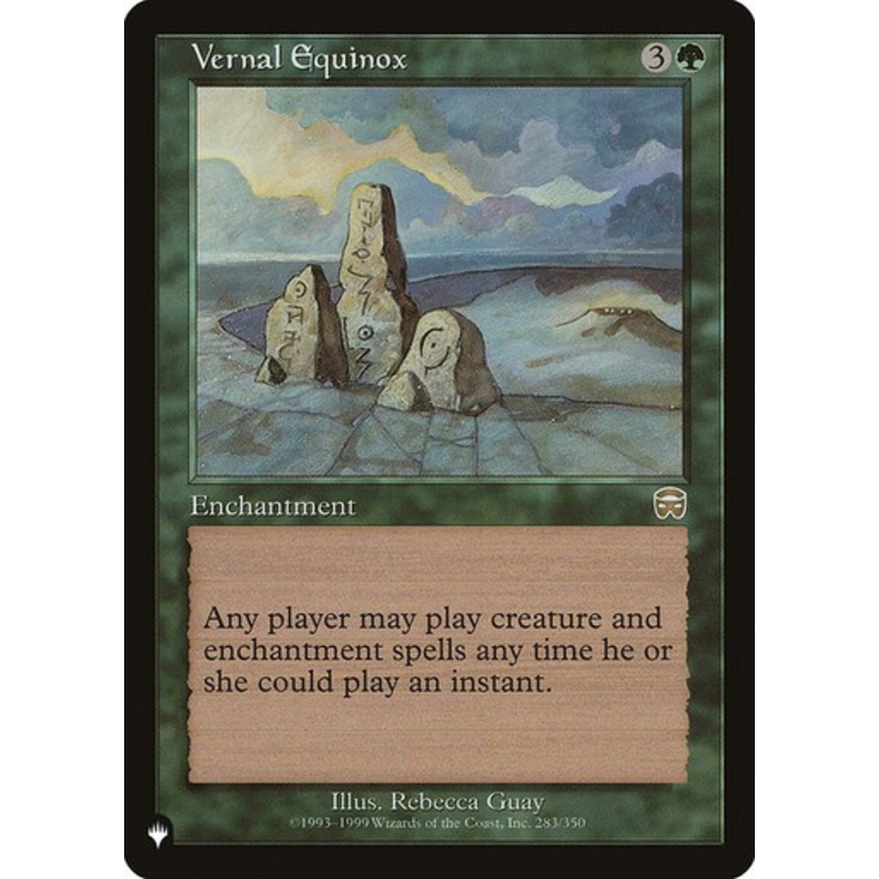 Vernal Equinox (The List Reprint)