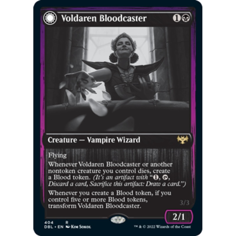 Voldaren Bloodcaster // Bloodbat Summoner | Innistrad: Double Feature