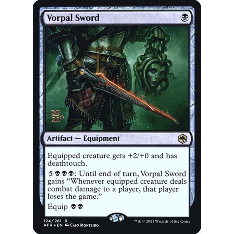 Vorpal Sword (Adventures in the Forgotten Realms Prerelease foil) | Adventures in the Forgotten Realms