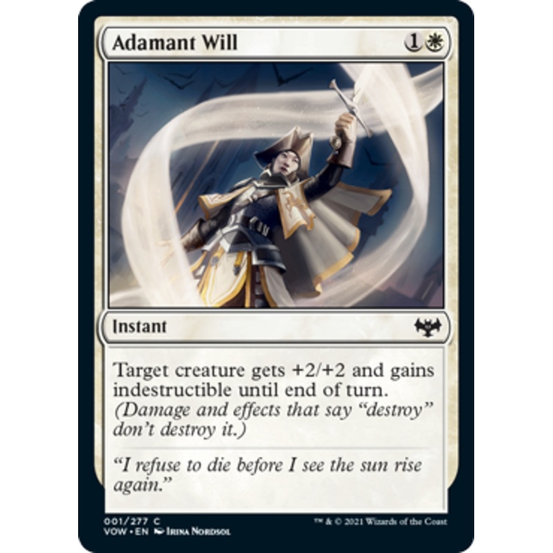 Adamant Will | Innistrad: Crimson Vow