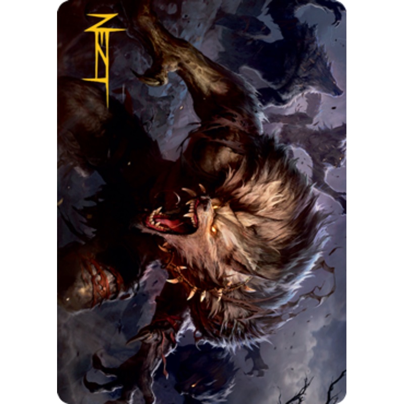 Village Reavers Art Card (Gold Signature) | Innistrad: Midnight Hunt