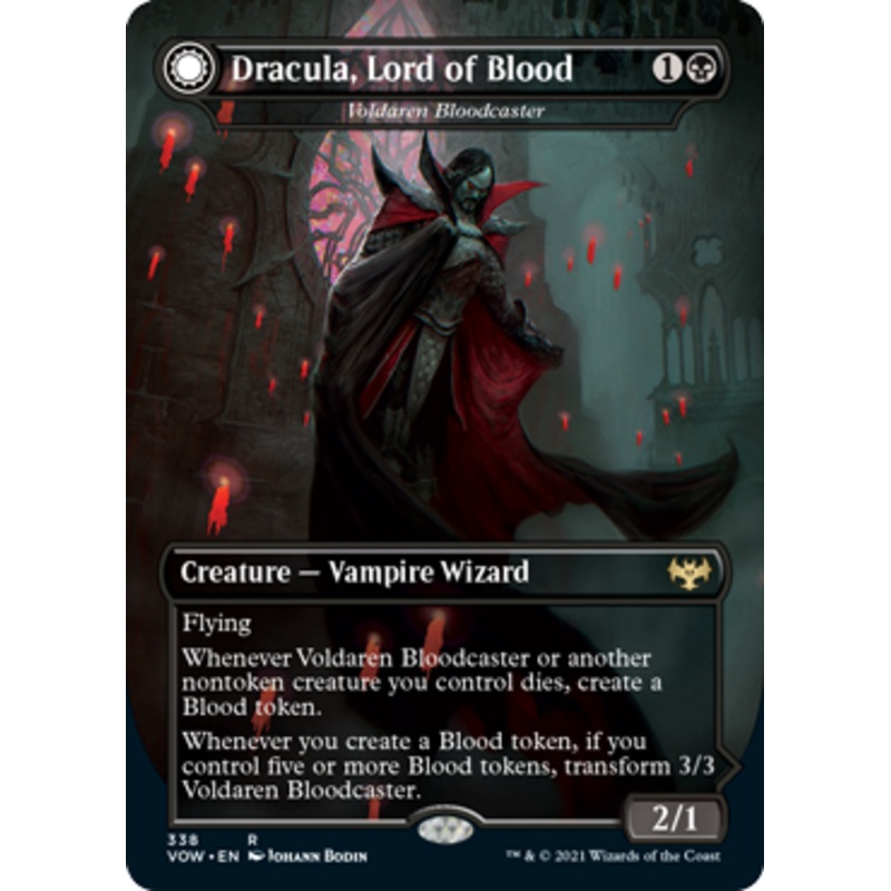 Voldaren Bloodcaster // Bloodbat Summoner [Dracula, Lord of Blood] (Dracula Series)