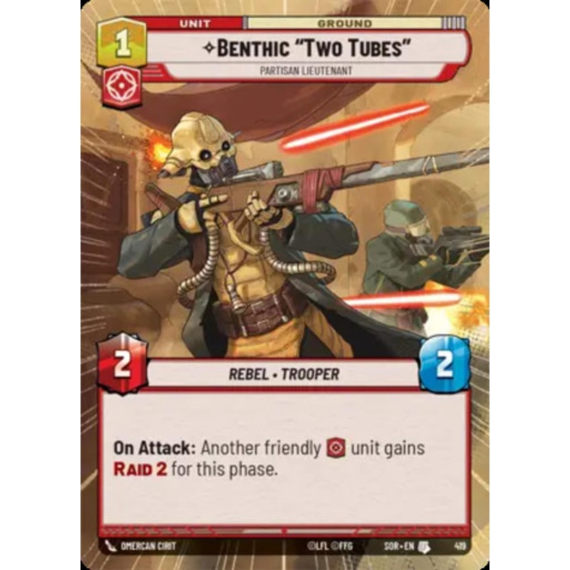 Benthic Two Tubes, Partisan Lieutenant (Hyperspace Frame)