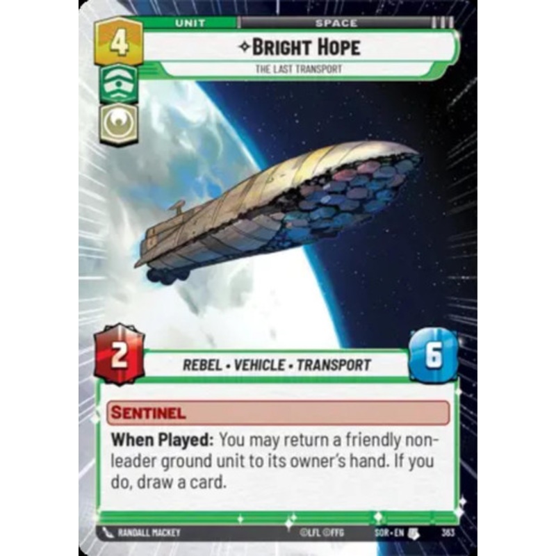 Bright Hope, The Last Transport (Hyperspace Frame)