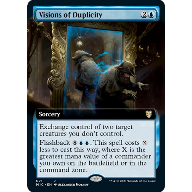 Visions of Duplicity (Extended Art) | Innistrad: Midnight Hunt Commander