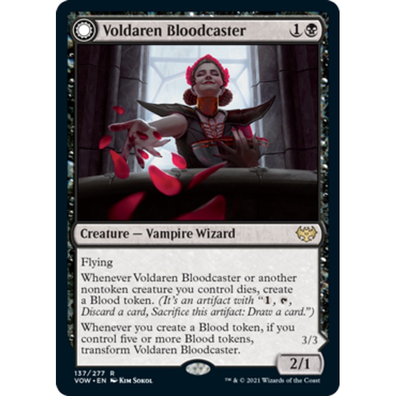 Voldaren Bloodcaster // Bloodbat Summoner | Innistrad: Crimson Vow
