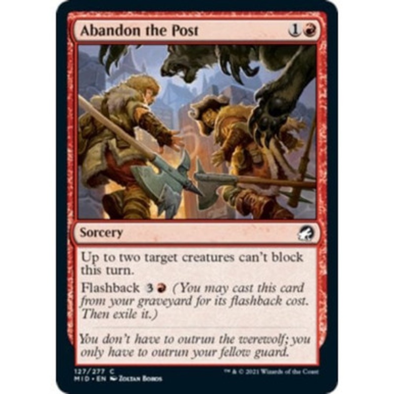Abandon the Post | Innistrad: Midnight Hunt