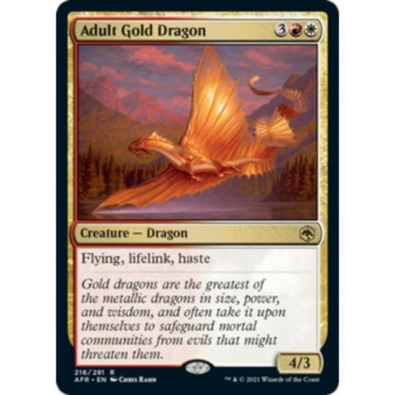 Adult Gold Dragon | Adventures in the Forgotten Realms