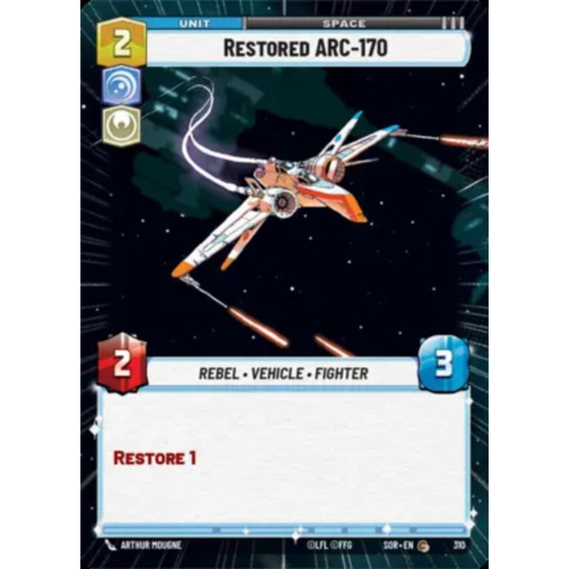 Restored ARC-170 (Hyperspace Frame Foil)