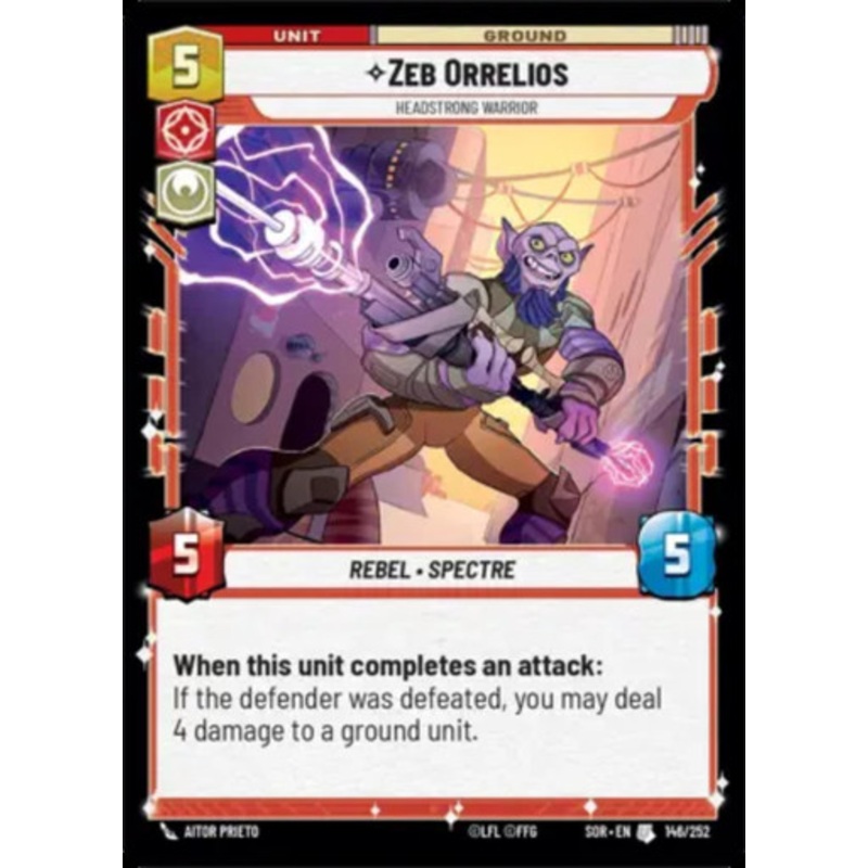 Zeb Orrelios Headstrong Warrior