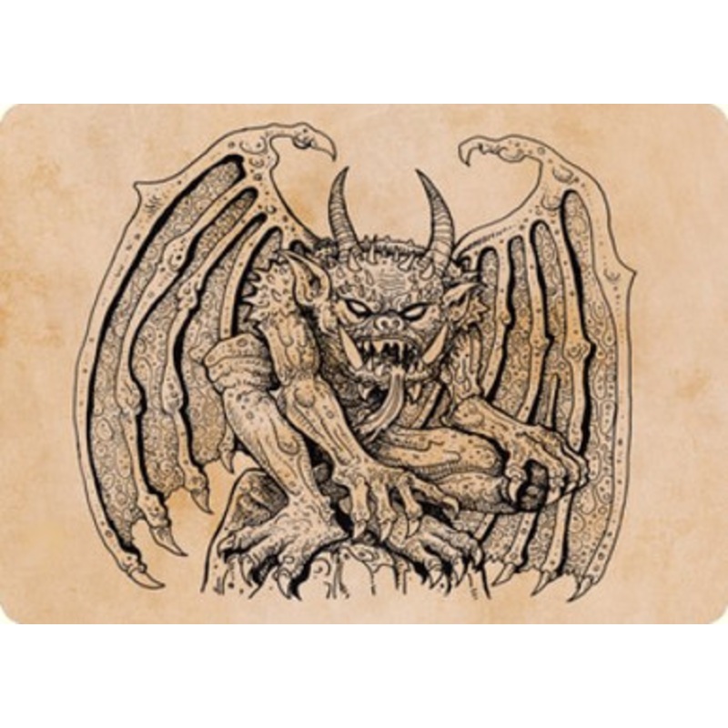 Adventures in the Forgotten Realms Art Card: Cloister Gargoyle
