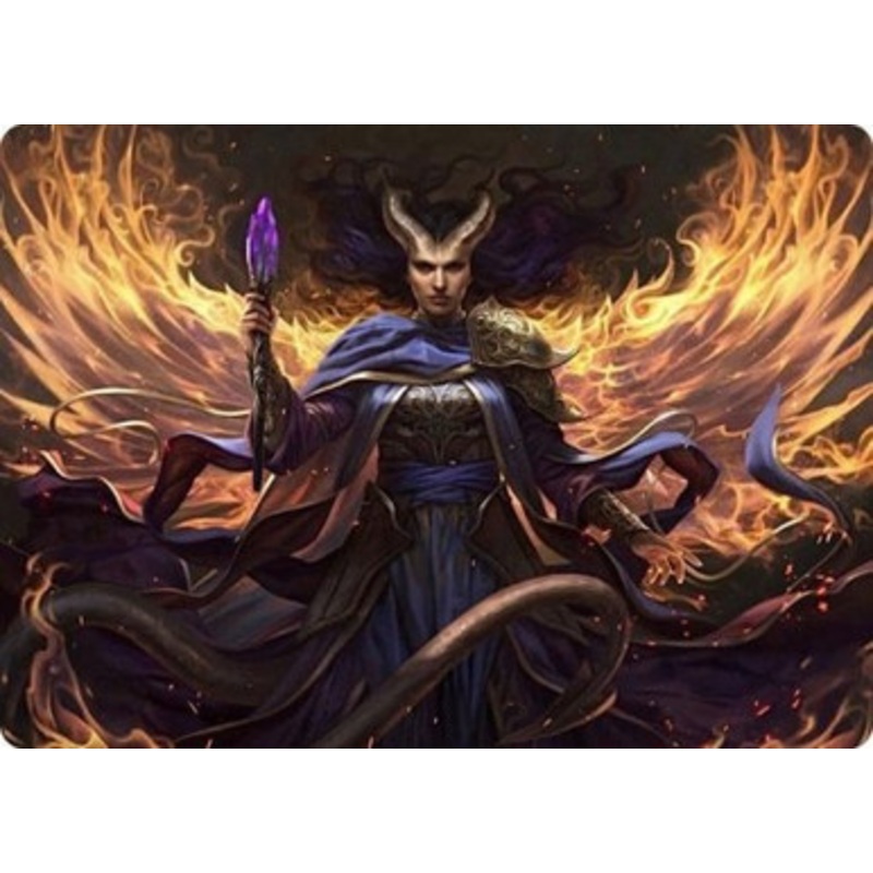 Adventures in the Forgotten Realms Art Card: Farideh, Devil's Chosen | Adventures in the Forgotten Realms