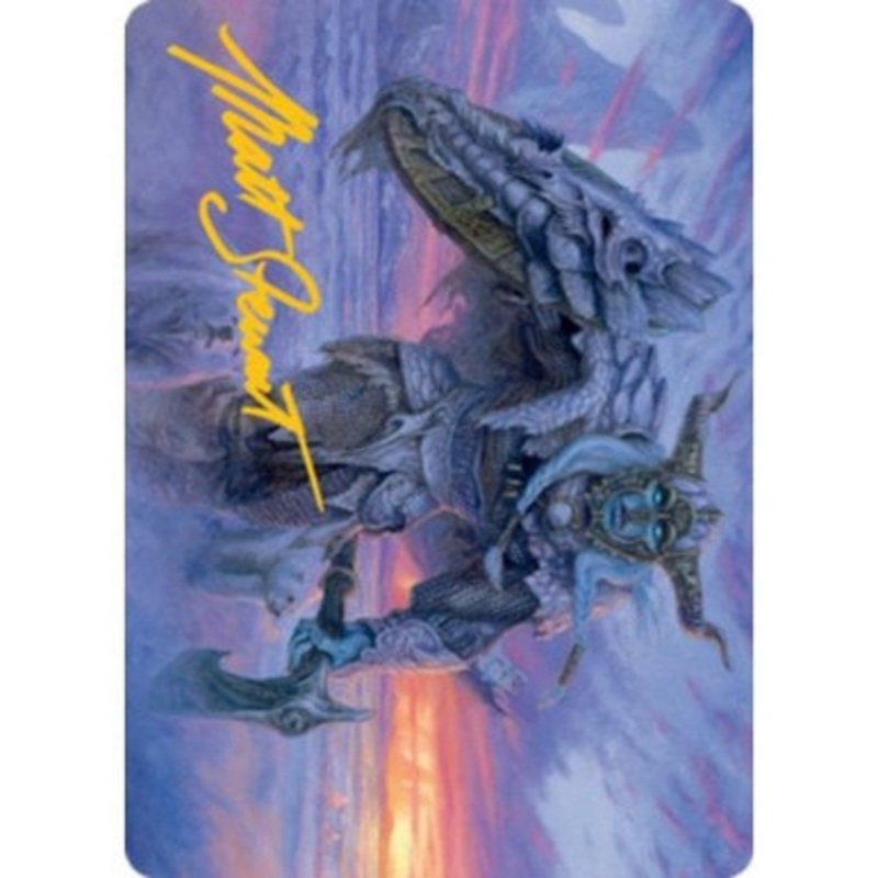 Adventures in the Forgotten Realms Art Card: Frost Giant (Gold Signature)