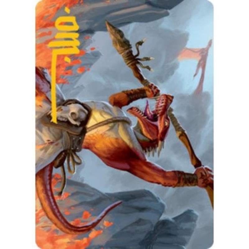 Adventures in the Forgotten Realms Art Card: Kobold (Gold Signature)