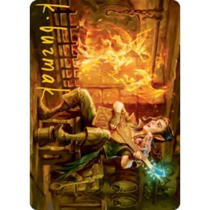Adventures in the Forgotten Realms Art Card: Wish (Gold Signature)