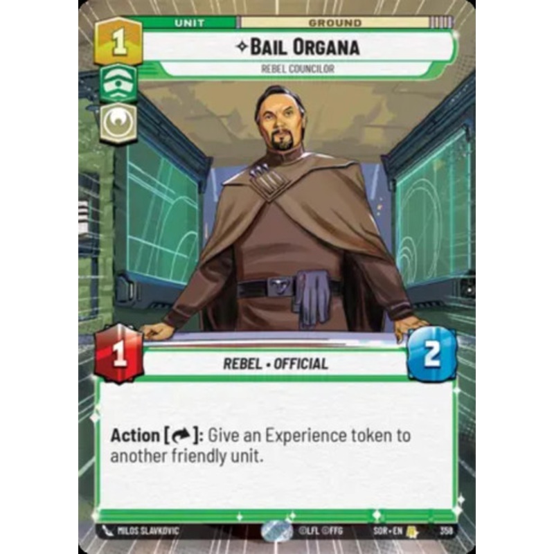 Bail Organa, Rebel Councilor (Hyperspace Frame)