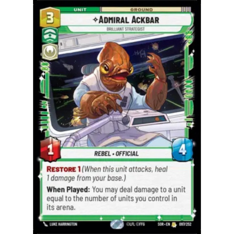 Admiral Ackbar, Brilliant Strategist