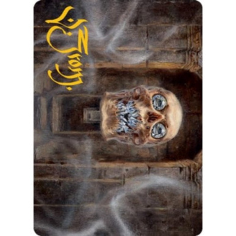 Adventures in the Forgotten Realms Art Card: Demilich (Gold Signature) | Adventures in the Forgotten Realms