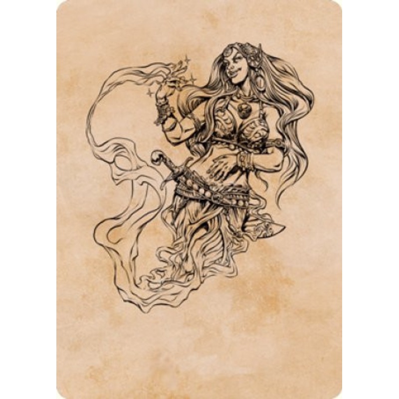 Adventures in the Forgotten Realms Art Card: Djinni Windseer