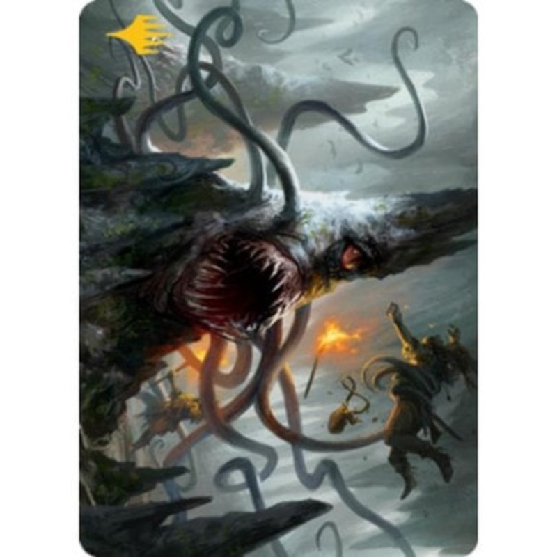 Adventures in the Forgotten Realms Art Card: Roper (Gold Signature)