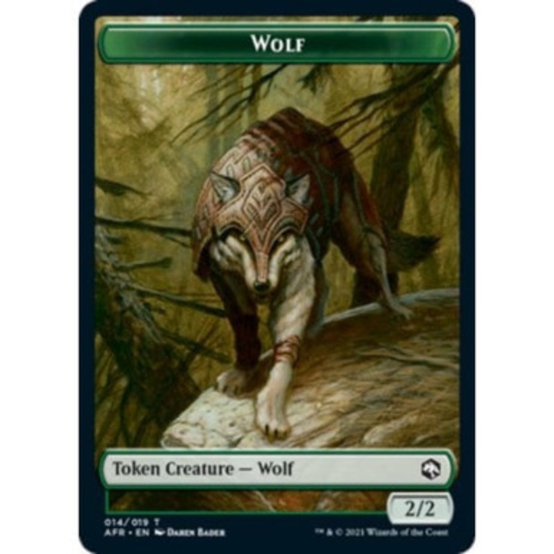 Adventures in the Forgotten Realms - Wolf Token