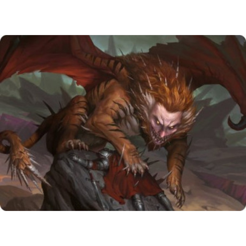 Adventures in the Forgotten Realms Art Card: Manticore