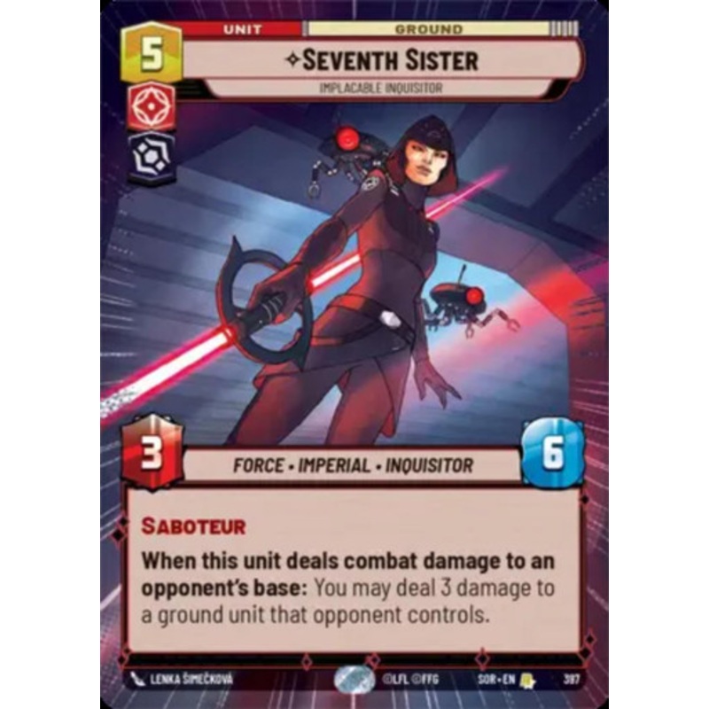 Seventh Sister, Implacable Inquisitor (Hyperspace Frame Foil)