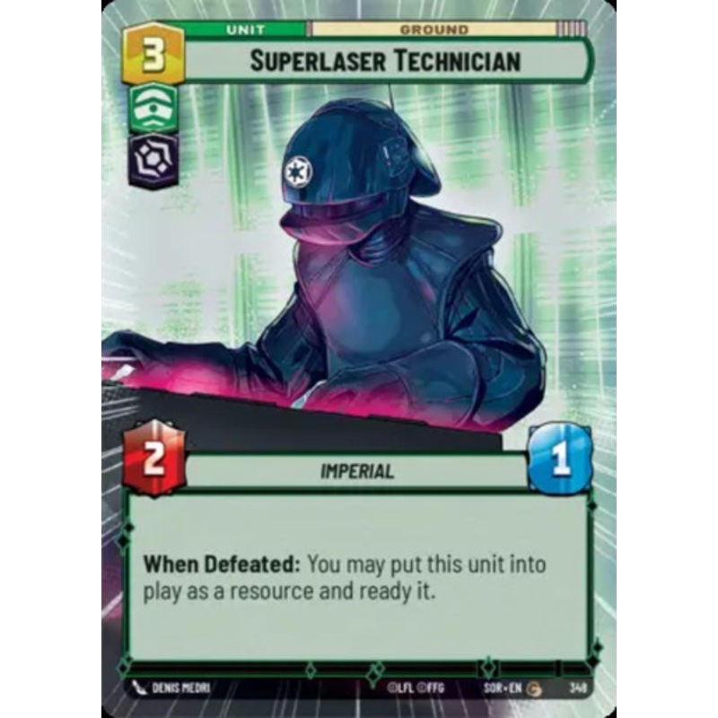 Superlaser Technician (Hyperspace Frame Foil)