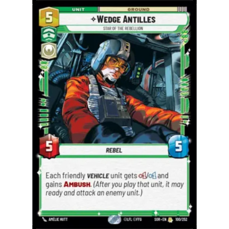 Wedge Antilles, Star of the Rebellion (Foil)