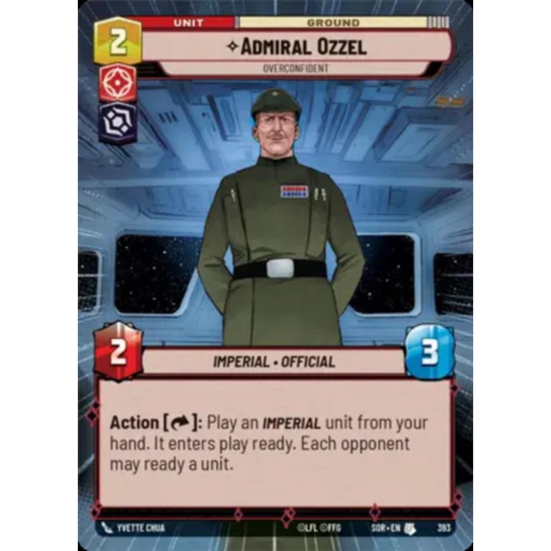 Admiral Ozzel, Overconfident (Hyperspace Frame)