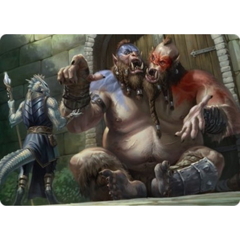 Adventures in the Forgotten Realms Art Card: Ettin