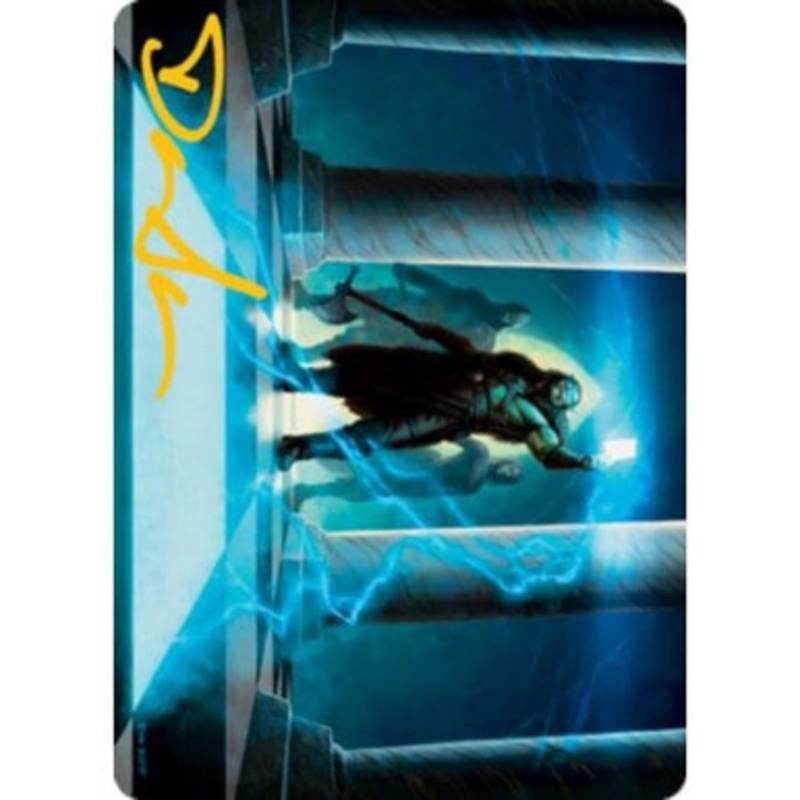 Adventures in the Forgotten Realms Art Card: Sudden Insight (Gold Signature) | Adventures in the Forgotten Realms