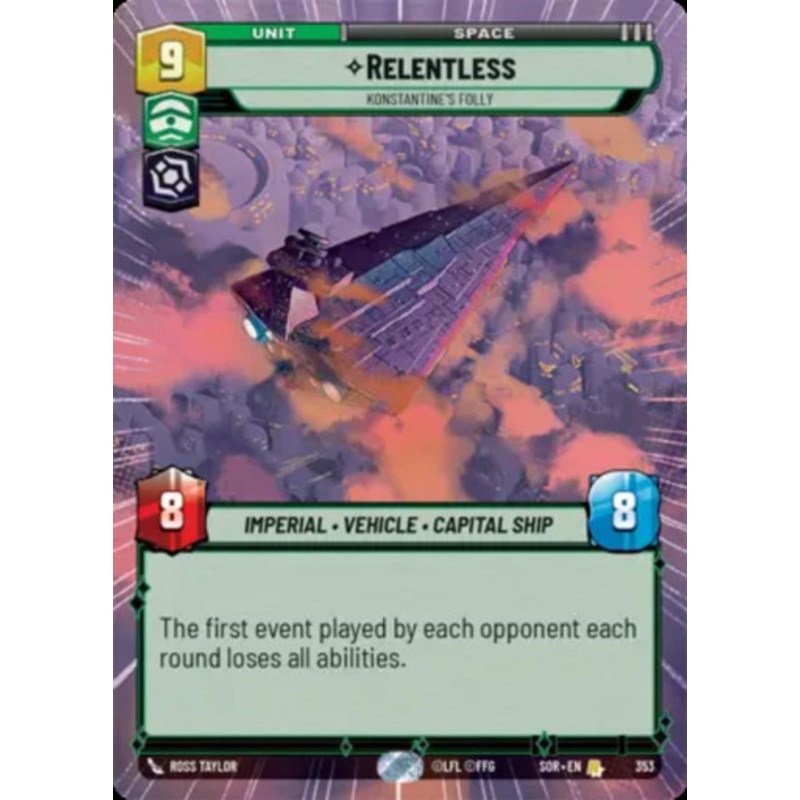 Relentless, Konstantine's Folly (Hyperspace Frame)