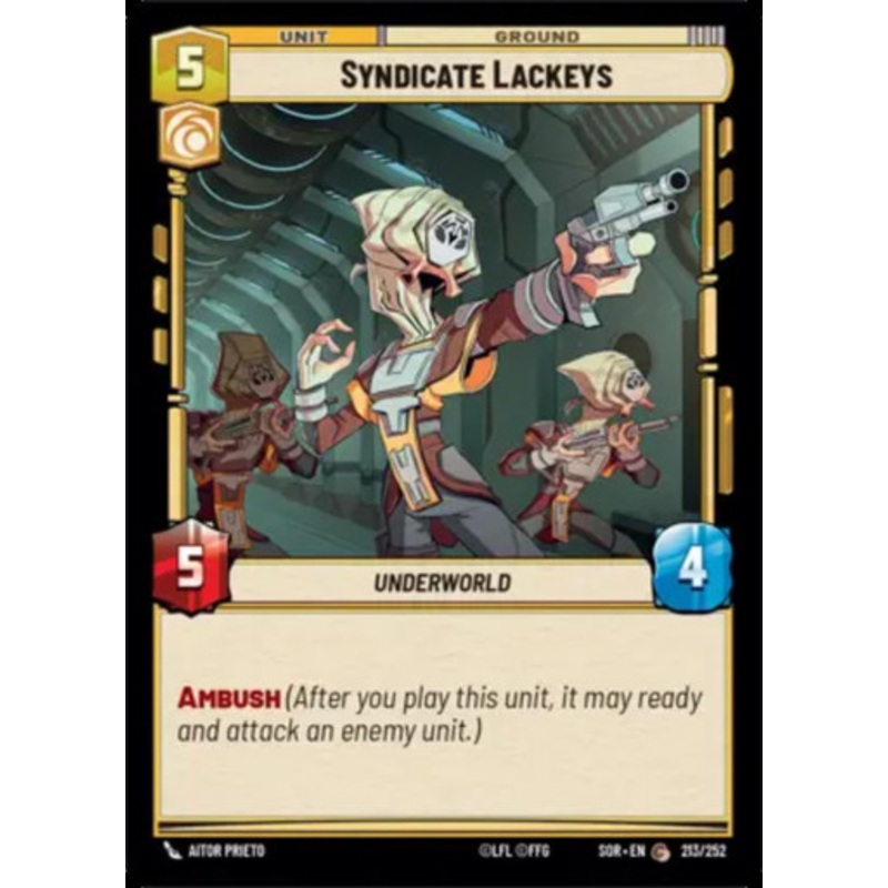 Syndicate Lackeys (Foil)