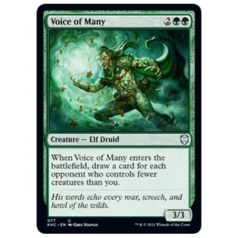 Voice of Many | Kaldheim Commander