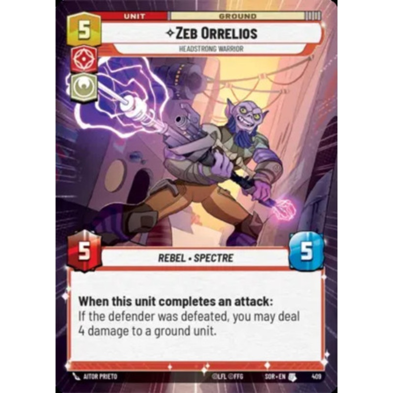 Zeb Orrelios Headstrong Warrior (Hyperspace Frame)