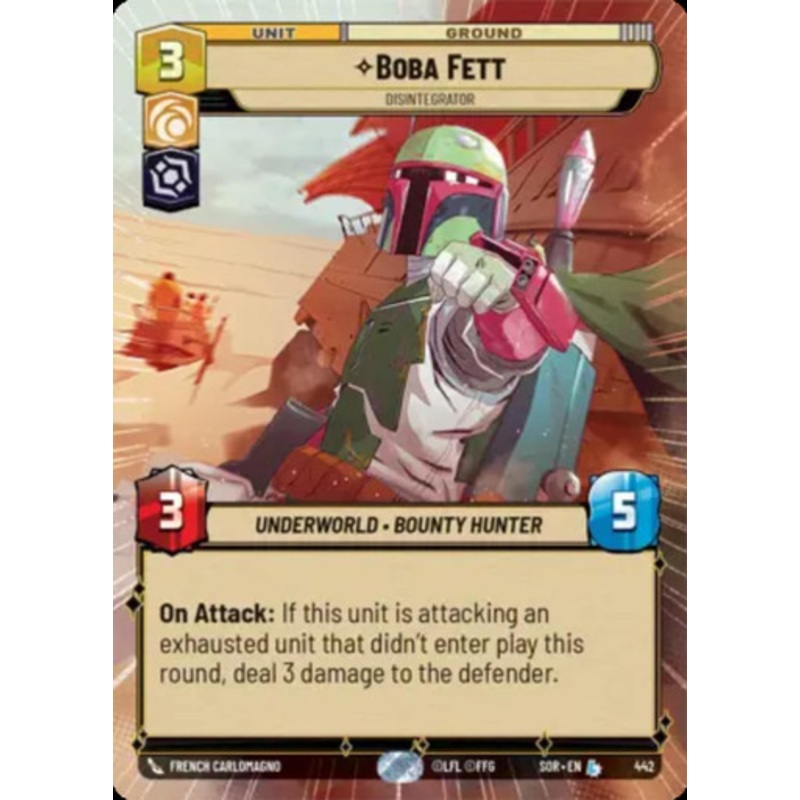 Boba Fett, Disintegrator (Hyperspace Frame Foil)