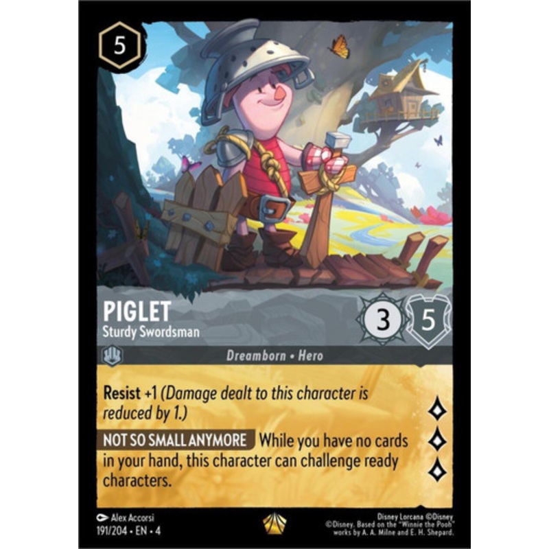 Piglet - Sturdy Swordsman (Foil)