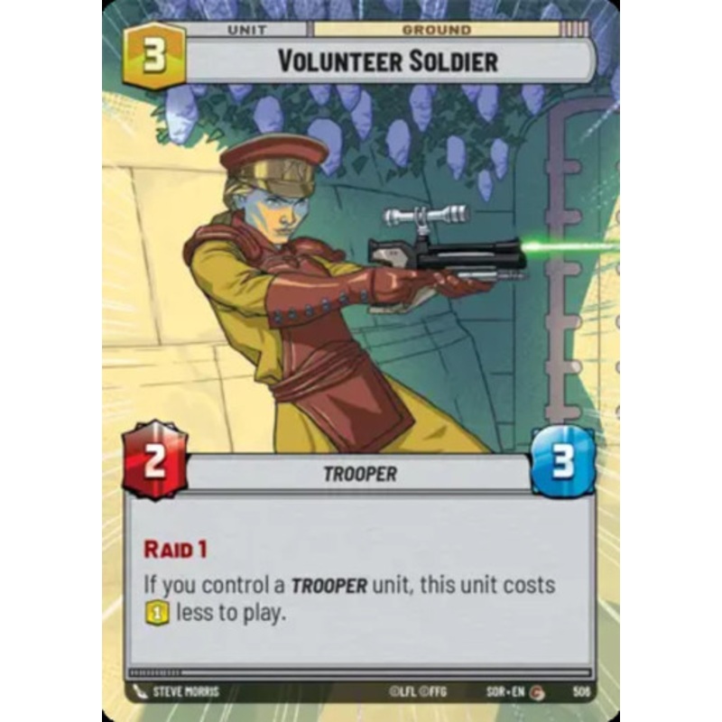Volunteer Soldier (Hyperspace Frame Foil)
