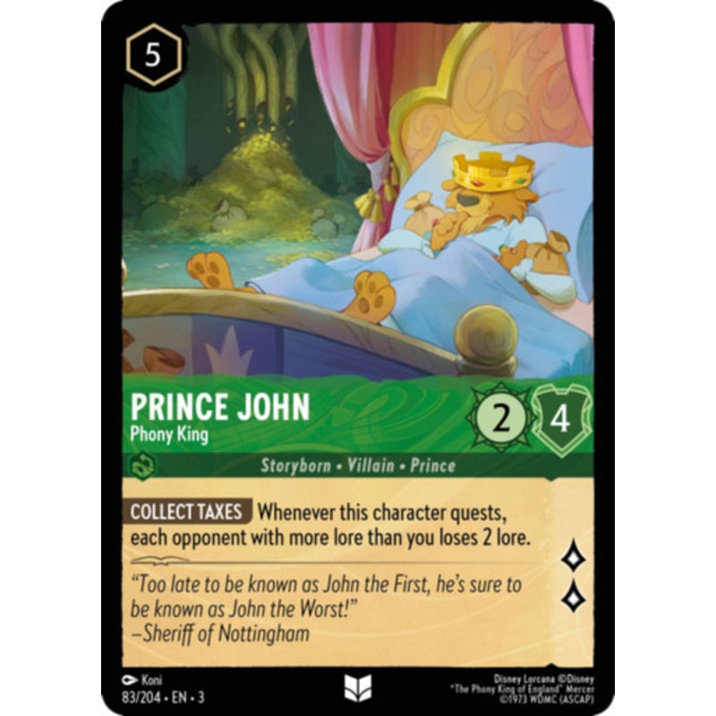 Prince John - Phony King